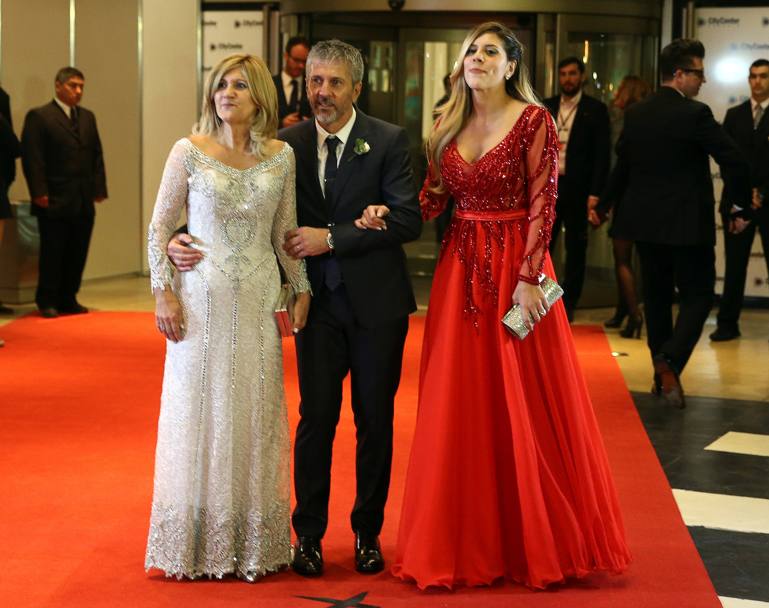 I genitori di Messi Jorge and Celia e sua sorella Maria Sol. Reuters 